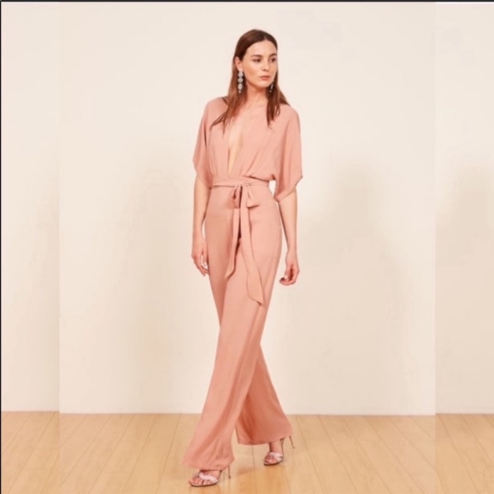 Reformation Lemongrass Jumpsuit